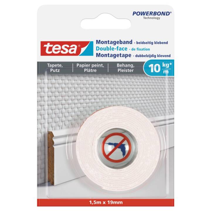 TESA Montageband (19 mm x 1.5 m, 1.0 Stück)