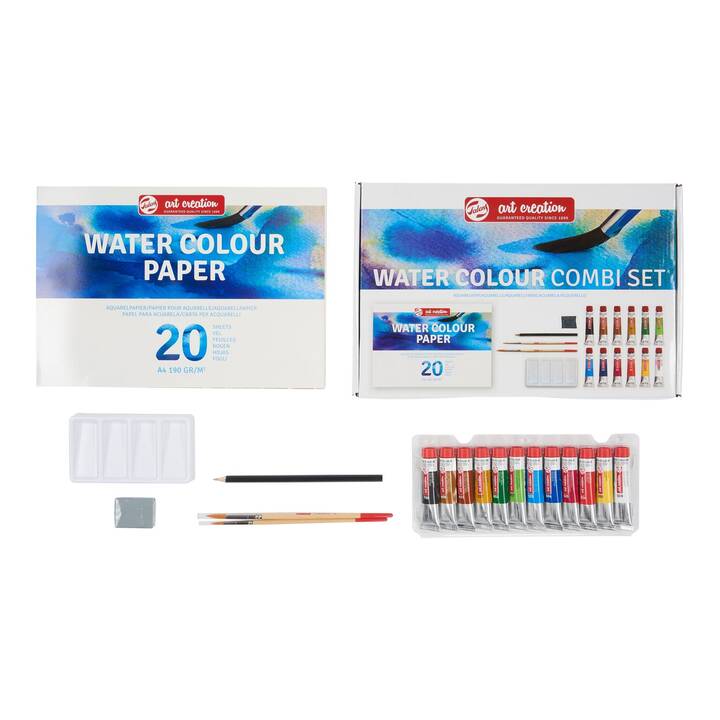TALENS Aquarellfarbe Set (12 ml, Mehrfarbig)