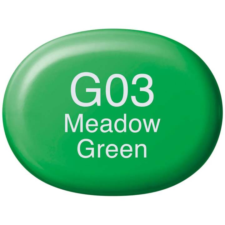 COPIC Marcatori di grafico Sketch G03 Meadow Green (Verde, 1 pezzo)