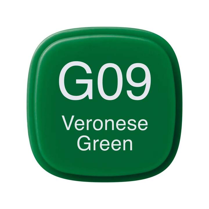 COPIC Marqueur de graphique Classic G09 Veronese Green (Vert, 1 pièce)