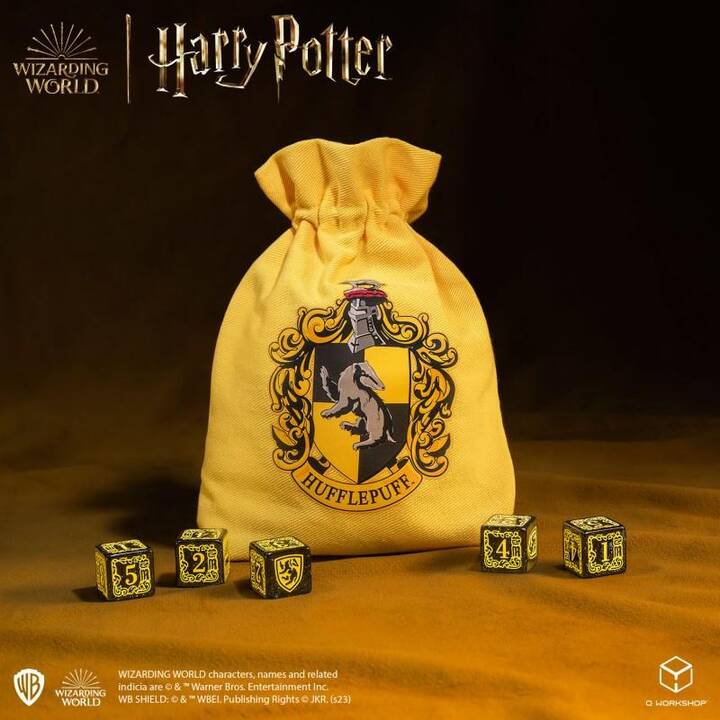 Q WORKSHOP Harry Potter Hufflepuff Würfel-Set (6 Teile)