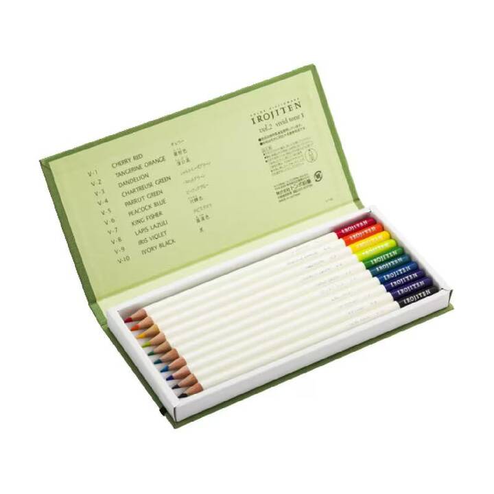TOMBOW Crayons de couleur Irojiten (Coloris assortis, 10 pièce)