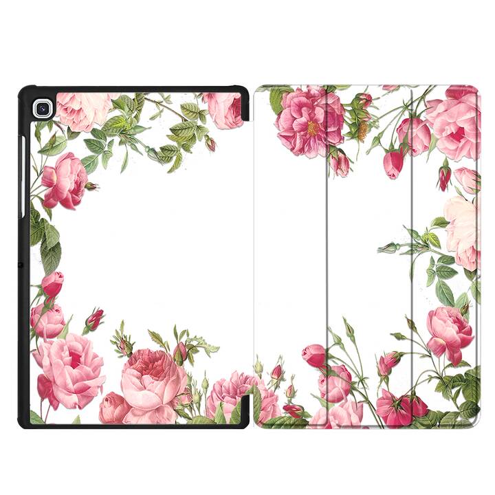 EG MTT Housse pour Samsung Galaxy Tab A 10.5" - Fleurs