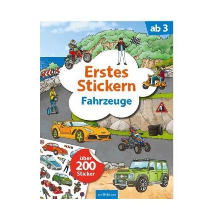 ARSEDITION Stickerbuch (Fahrzeuge)