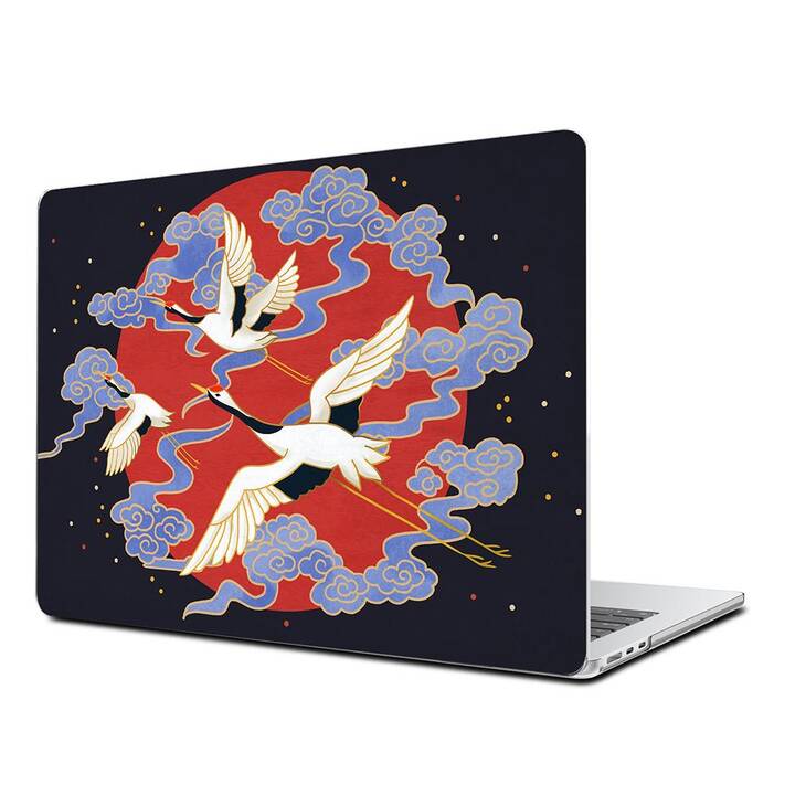 EG Coque rigide (MacBook Air 13" M2 2022, Oiseaux, Multicolore)
