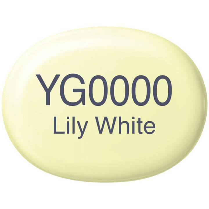 COPIC Marqueur de graphique Sketch YG0000 - Lily White (Blanc, 1 pièce)