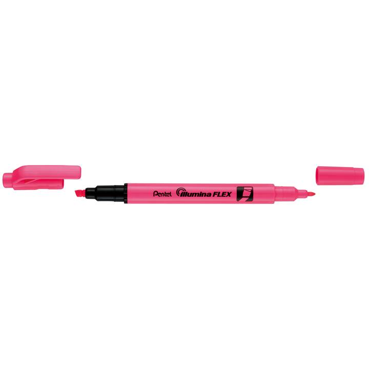 PENTEL Marqueur textile illumina FLEX (Pink, 1 pièce)