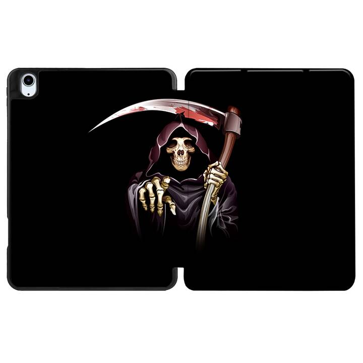 EG coque pour iPad Air 10.9" (2022) 5e génération - noir - tête de mort