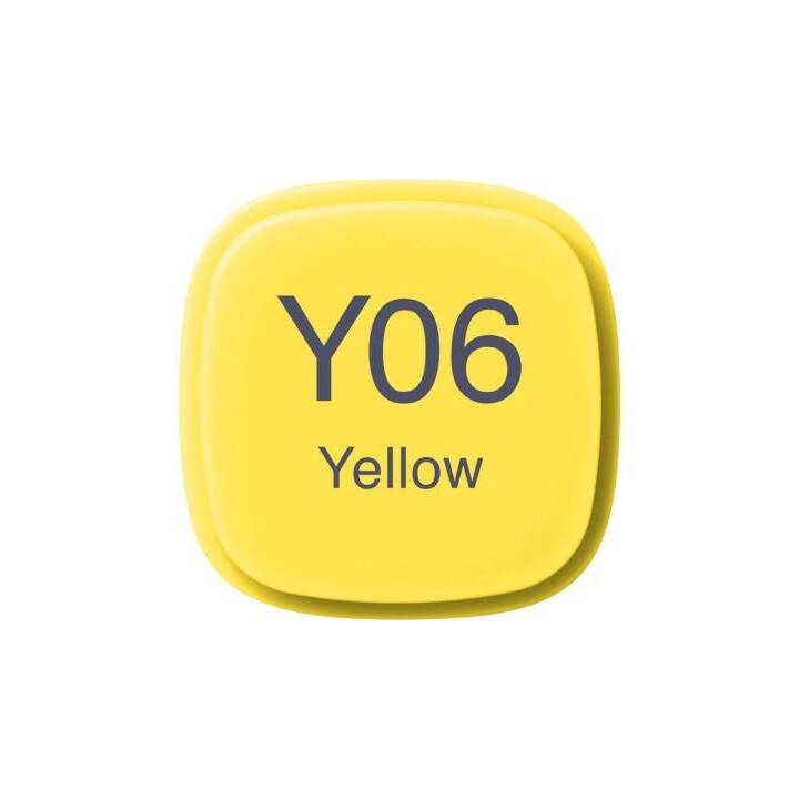 COPIC Marqueur de graphique Classic Y06 Yellow (Jaune, 1 pièce)