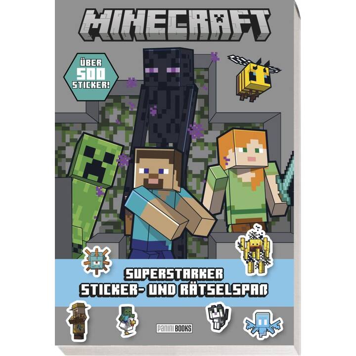 Minecraft: Superstarker Sticker- und Rätselspass