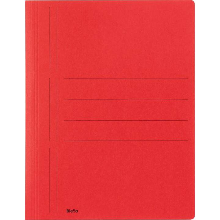 BIELLA Chemises de presentation (Rouge, A4, 1 pièce)