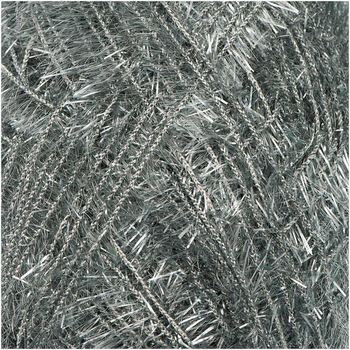 RICO DESIGN Wolle Creative Bubble (50 g, Silber, Grau)