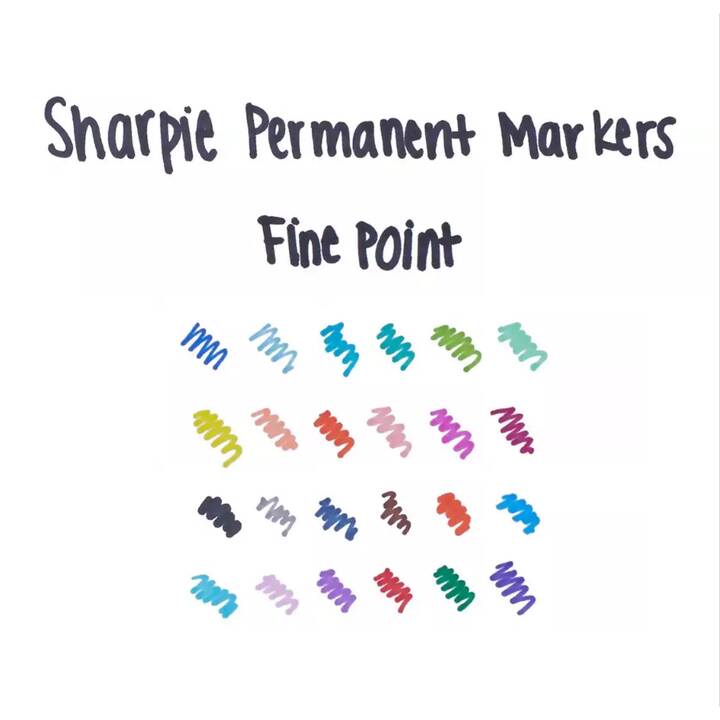 SHARPIE Marqueur permanent Fine Point (Pink, 1 pièce)