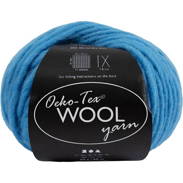 CREATIV COMPANY Wolle (50 g, Blau, Türkis)
