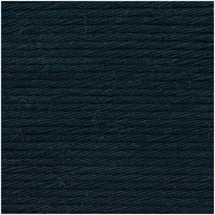 RICO DESIGN Laine Creative Cotton Aran (50 g, Bleu foncé, Bleu)