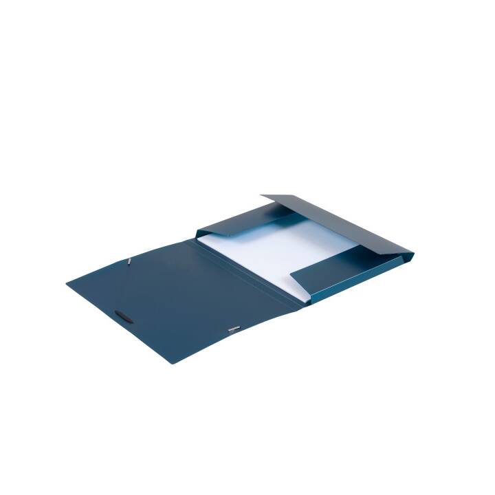DUFCO Cartellina con elastico (Blu, A4, 1 pezzo)