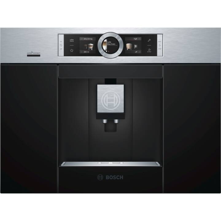 BOSCH CTL636ES6 (Noir, Acier inox, 2.4 l, Machines à café automatique)