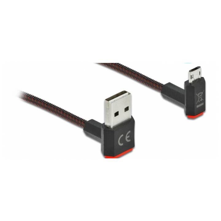 DELOCK Câble USB (USB 2.0 de type A, Micro USB Typ B, 2 m)