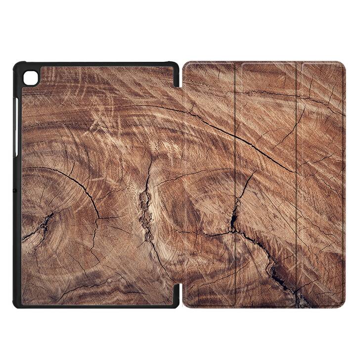 EG cover per Samsung Galaxy Tab A7 Lite 8.7" (2021) - marrone - legno