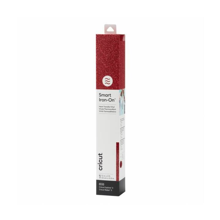 CRICUT Pelicolle adesive Smart Iron-On (33 cm x 90 cm, Rosso)