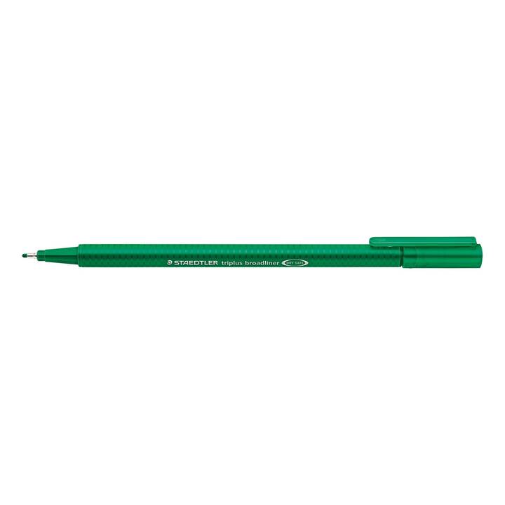 STAEDTLER Triplus broadliner 338 Penna a fibra (Verde, 1 pezzo)