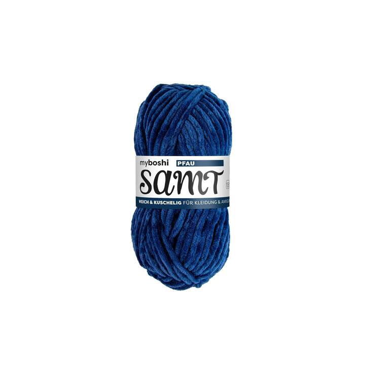 MYBOSHI Wolle (100 g, Dunkelblau, Blau)