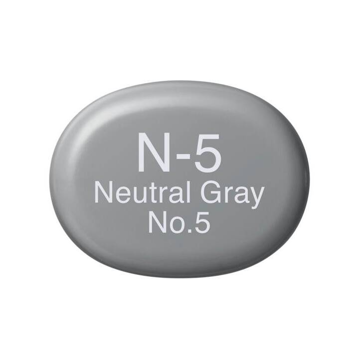 COPIC Grafikmarker Sketch N-5 Neutral Gray No.5 (Grau, 1 Stück)