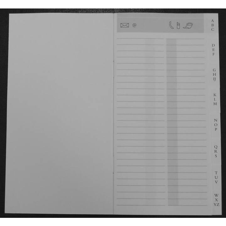BREPOLS Registro (24 x A6, Alfabetico)