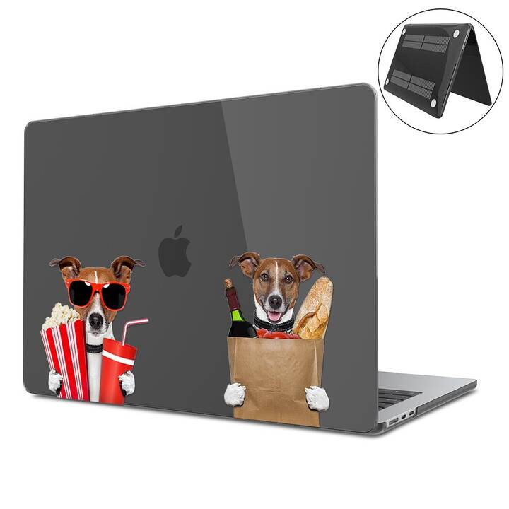 EG Hardcase (MacBook Air 13" M3 2024, Hunde, Transparent)