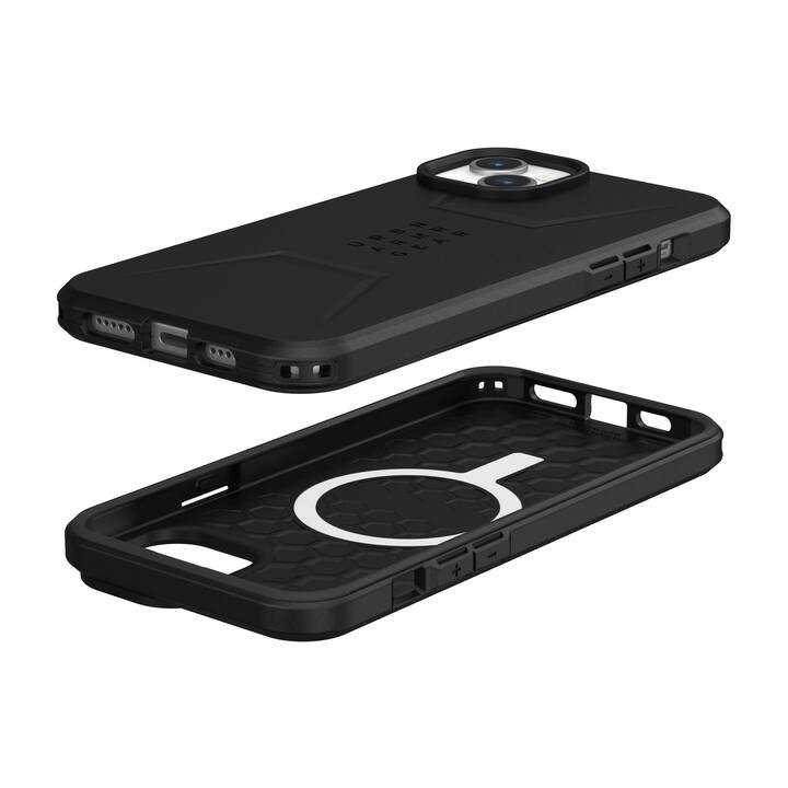 URBAN ARMOR GEAR Backcover (iPhone 15 Plus, Nero, Verde)