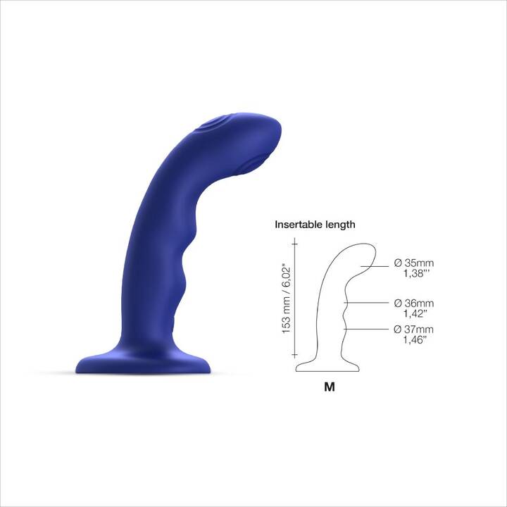 STRAP-ON-ME Vibratore anale e vaginale Wave 