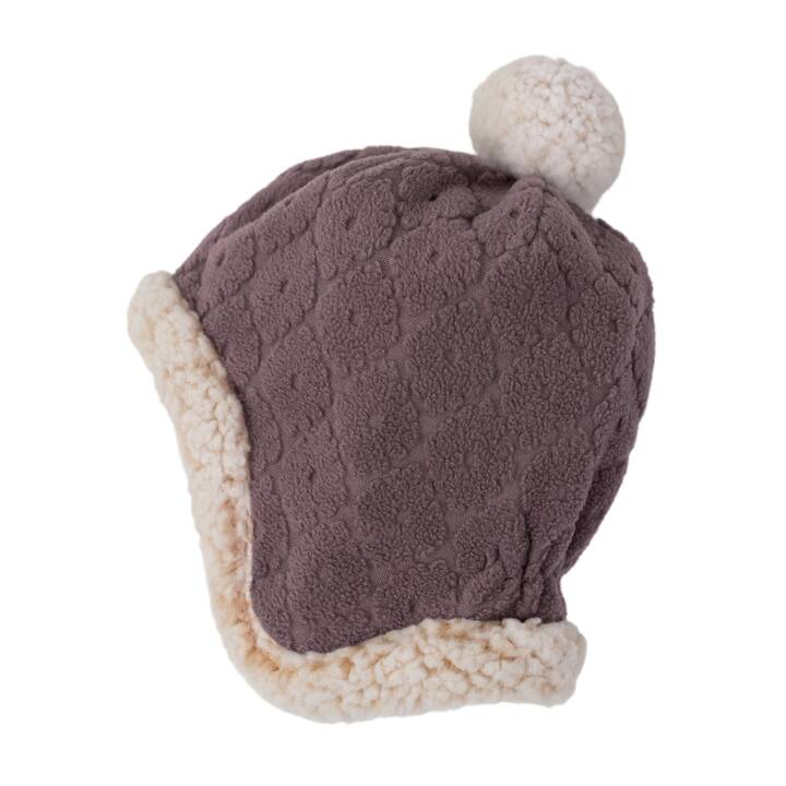 LODGER Bonnet de bébé (43-47, Mauve, Brun)