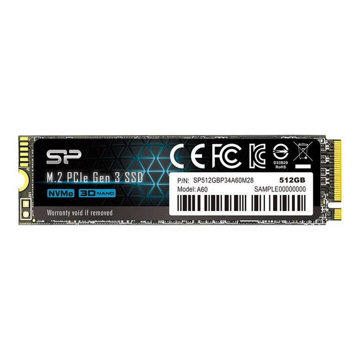 SILICON POWER A60 512GB M.2 PCIe (PCI Express, 512 GB)