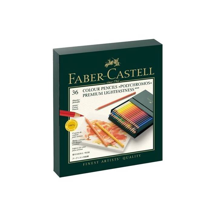 FABER-CASTELL Farbstift Polychromos (36 Stück)