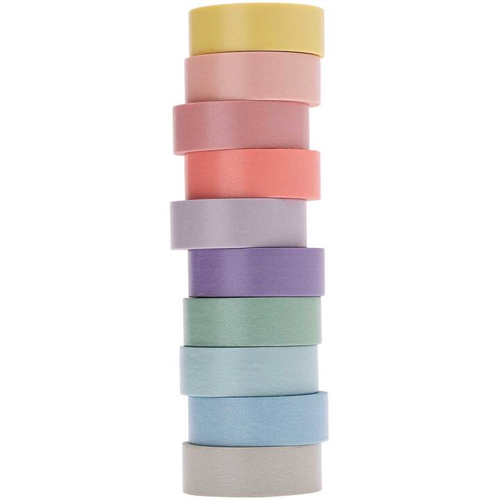 RICO DESIGN Washi Tape Set (Multicolore, 5 m)