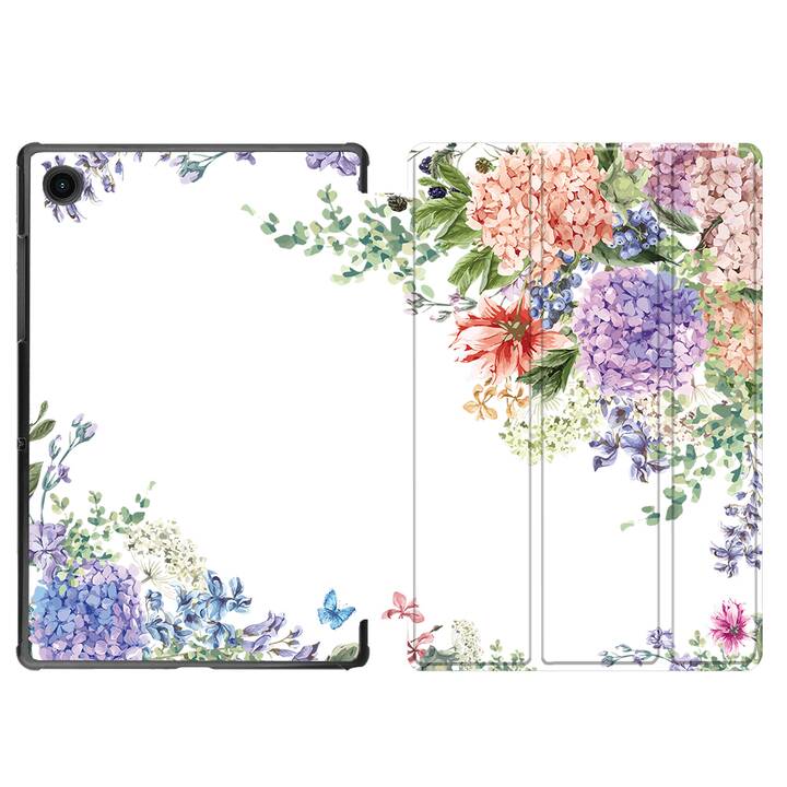 EG custodia per Samsung Galaxy Tab A8 10.5" (2021) - fiori - multicolore