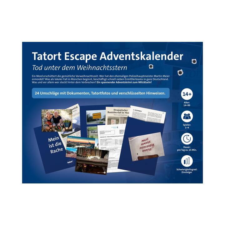 FRANZIS' VERLAG Kreativ-Adventskalender Tatort Escape