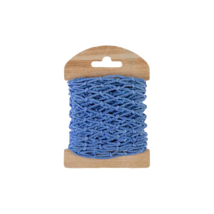 HOBBYFUN Textilband Set (Blau, 1 m)