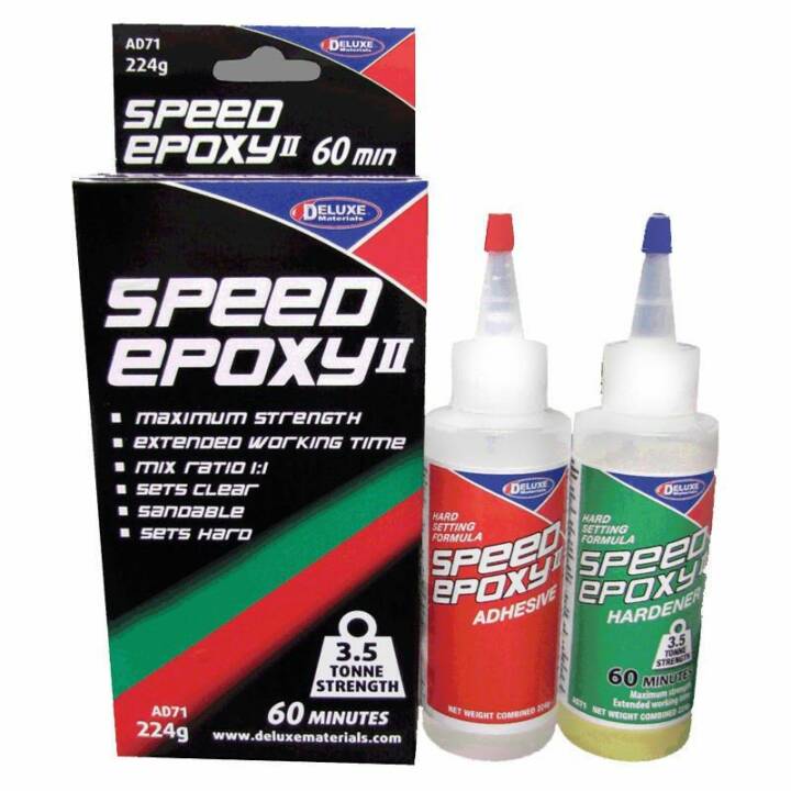 DELUXE MATERIALS Colles spéciales Speed Epoxy II (224 g)
