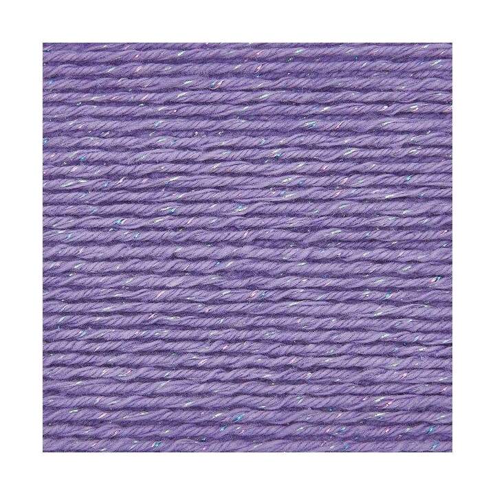 RICO DESIGN Laine Twinkly Twinkly  (25 g, Mauve, Pourpre)
