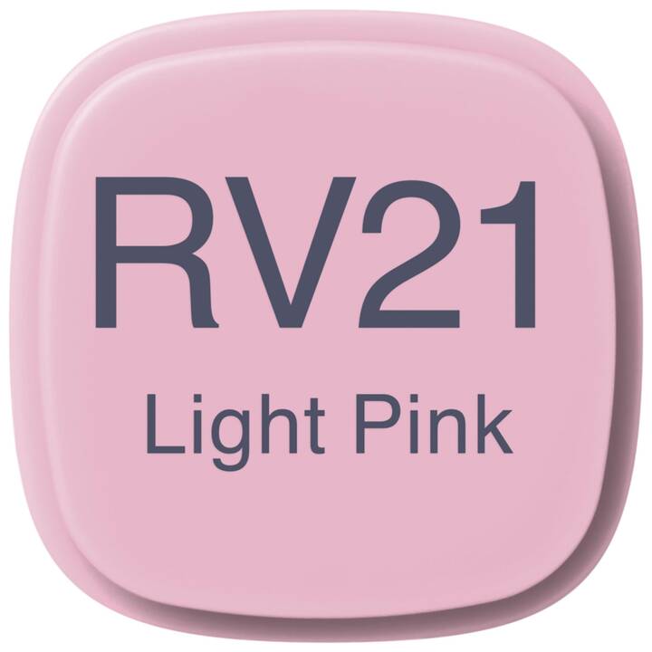 COPIC Marqueur de graphique Classic RV21 Light Pink (Rose clair, 1 pièce)