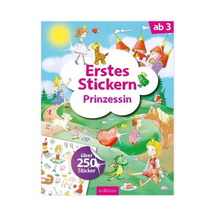ARS EDITION Stickerbuch  Erstes Stickern # Prinzessin