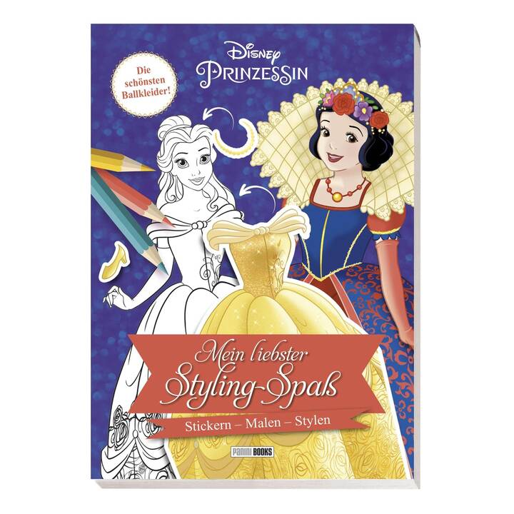 Disney Prinzessin: Mein liebster Styling-Spass: Stickern, Malen, Stylen