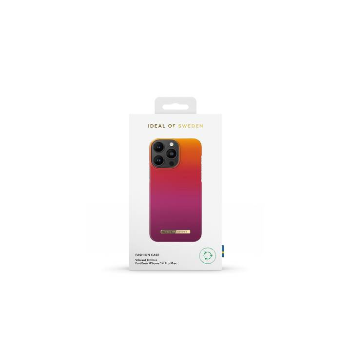 IDEAL OF SWEDEN Backcover Vibrant Ombre (iPhone 14 Pro Max, Rot, Pink)