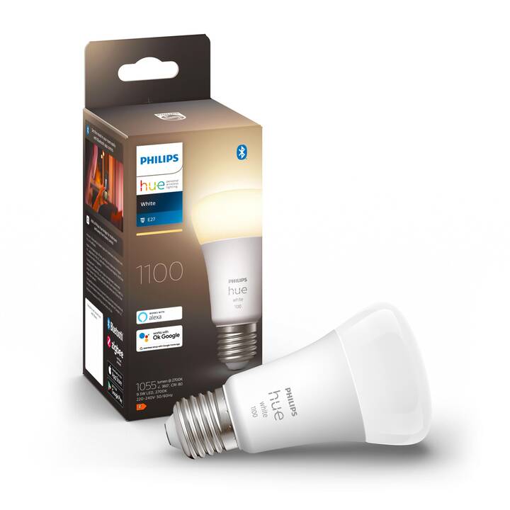 PHILIPS HUE Ampoule LED (E27, Bluetooth, 9.5 W)