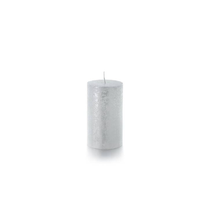 BALTHASAR Bougie cylindrique Rustico (Argent)