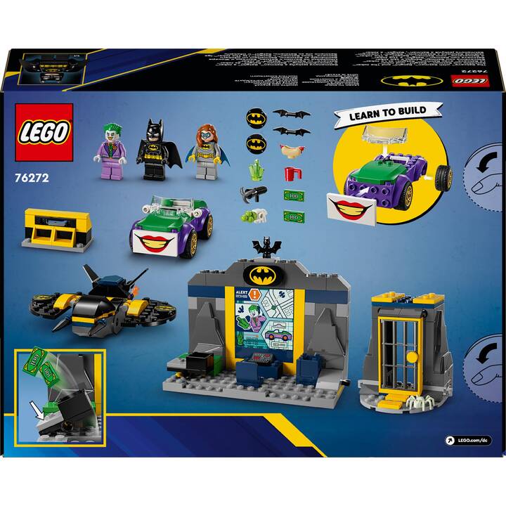 LEGO DC Comics Super Heroes Batcaverna con Batman, Batgirl e The Joker (76272)