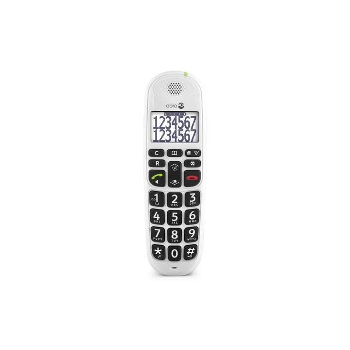 Téléphone fixe avec fil Doro PhoneEasy 312cs Blanc