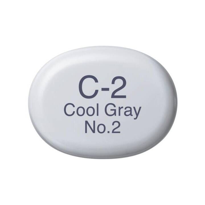 COPIC Marcatori di grafico Sketch C-2 Cool Grey No.2 (Grigio, 1 pezzo)