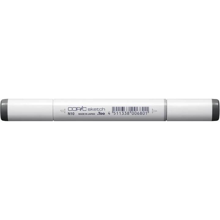 COPIC Marcatori di grafico Sketch N-10 Neutral Gray No.10 (Grigio, 1 pezzo)